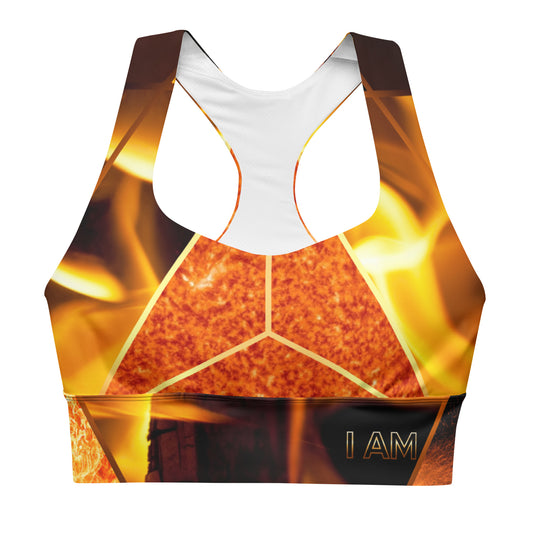 I Am Fearless (Fire)- Sports Bra